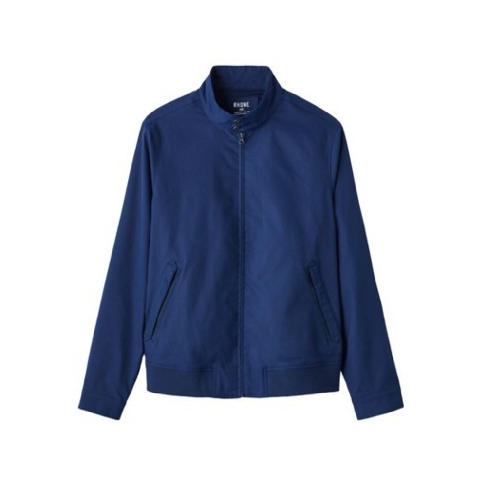 RHONE Harrington Tailored Jacket In Navy Men XL Stretch Twill‎ Performance $200